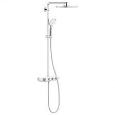 SISTEM DUS EUPHORIA TERMOSTATIC SMART CONTROL 310 ALB CROM - imagine 1
