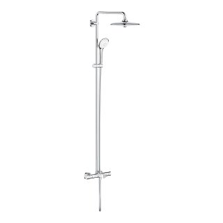 SISTEM DUS EUPHORIA NEW 260 TERMOSTATIC CU PIPA CADA - imagine 1