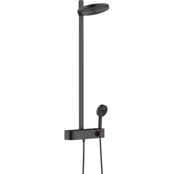 SISTEM DUS PULSIFY S 260 2 JETURI, CU SHOWER TABLET SELECT 400, NEGRU MAT