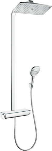 SISTEM DUS RAINDANCE E 360 1JET TERMOSTATIC, CROM - imagine 1
