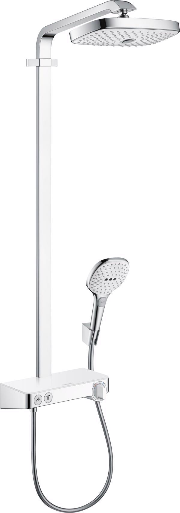 SISTEM DUS RAINDANCE SELECT E 300  2 JETURI, ALB-CROM - imagine 1