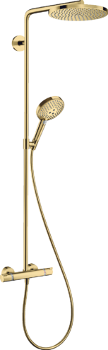 SISTEM DUS RAINDANCE SELECT S 240 1JET P TERMOSTATIC,  POLISHED GOLD OPTIC