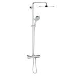 SISTEM DUS RAINSHOWER TERMOSTATIC, CAP DUS FIX 310 MM, BRAT DUS 450 MM