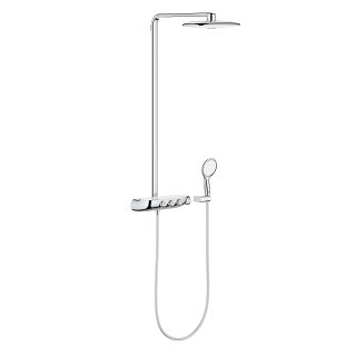 SISTEM DUS RAINSHOWER TERMOSTATIC SMART CONTROL 360 DUO ALB-CROM