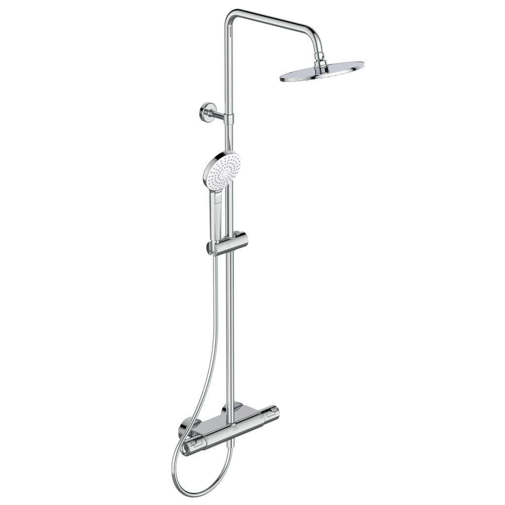 SISTEM DUS TERMOSTATIC CERATHERM T50 CU ETAJERA DEPOZITARE - imagine 1