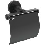 SUPORT HARTIE IGIENICA CU APARATOARE IOM, SILK BLACK
