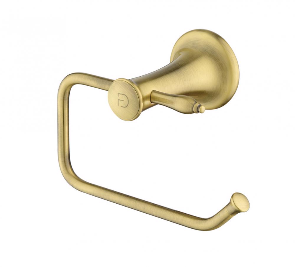 SUPORT HARTIE IGIENICA SIMPLU LACRIMA, BRONZ - imagine 1