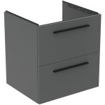 UNITATE LAVOAR I.LIFE B SUSPENDATA 60 CM CU 2 SERTARE FARA MANERE,GRI CUART MAT