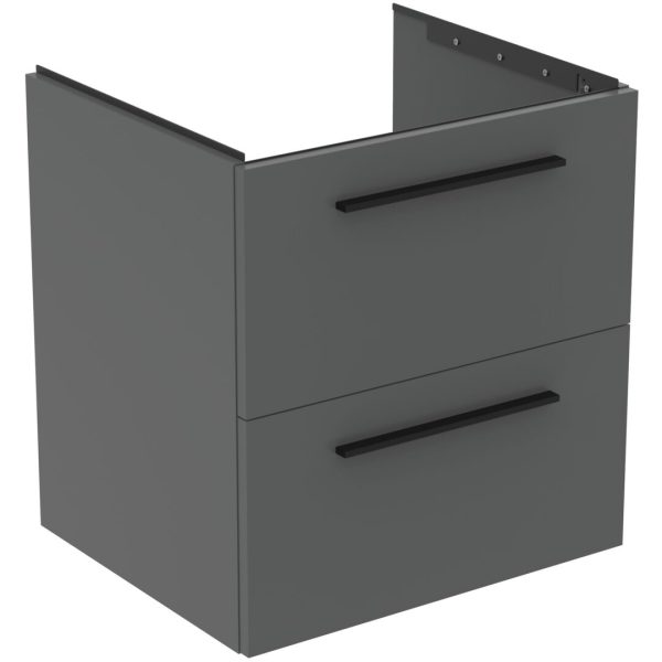 UNITATE LAVOAR I.LIFE B SUSPENDATA 60 CM CU 2 SERTARE FARA MANERE,GRI CUART MAT