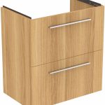 UNITATE LAVOAR I.LIFE S SUSUPENDATA 60 CM CU 2 SERTARE FARA MANERE,STEJAR NATURAL