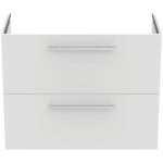 UNITATE LAVOAR I.LIFE S SUSUPENDATA 80 CM CU 2 SERTARE FARA MANERE,ALB MAT
