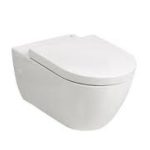 VAS WC EMMA ROUNDED SUSPENDAT RIMLESS 54X36 CM ALB