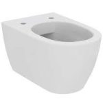 VAS WC I.LIFE O SUSPENDAT HYDRO TWIST, FIXARE COMPLET ASCUNSA EASYFIX+, 53X34 CM, ALB