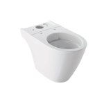 VAS WC PE PARDOSEALA GEBERIT ICON, PENTRU REZERVOR APARENT,CU SPALARE VERTICALA, RIMFREE, ALB