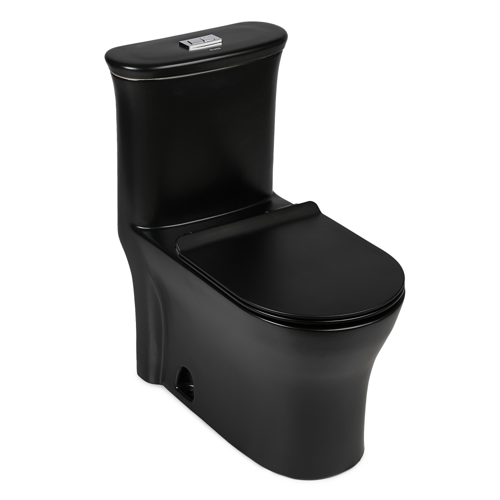 Vas wc A2038 negru - imagine 1