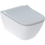 VAS WC SUSPENDAT SMYLE SQUARE RIMFREE CU CAPAC SLIM TIP SANDWICH SOFT CLOSE