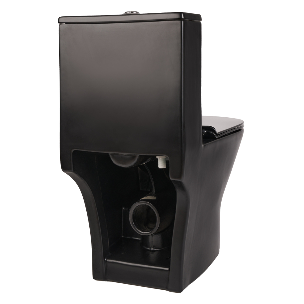 Vas WC rimless negru A8618 - imagine 3