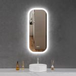 Oglinda baie cu led si dezaburire 45x100 - imagine 3
