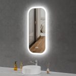 Oglinda baie cu led si dezaburire 45x100 - imagine 4