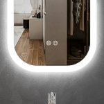 Oglinda baie cu led si dezaburire 45x100 - imagine 5