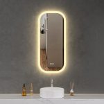 Oglinda baie cu led si dezaburire 45x100 - imagine 6