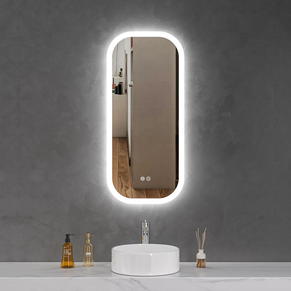 Oglinda baie cu led si dezaburire 45x100 - imagine 3