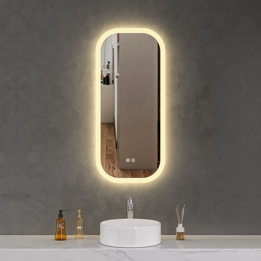 Oglinda baie cu led si dezaburire 45x100 - imagine 6