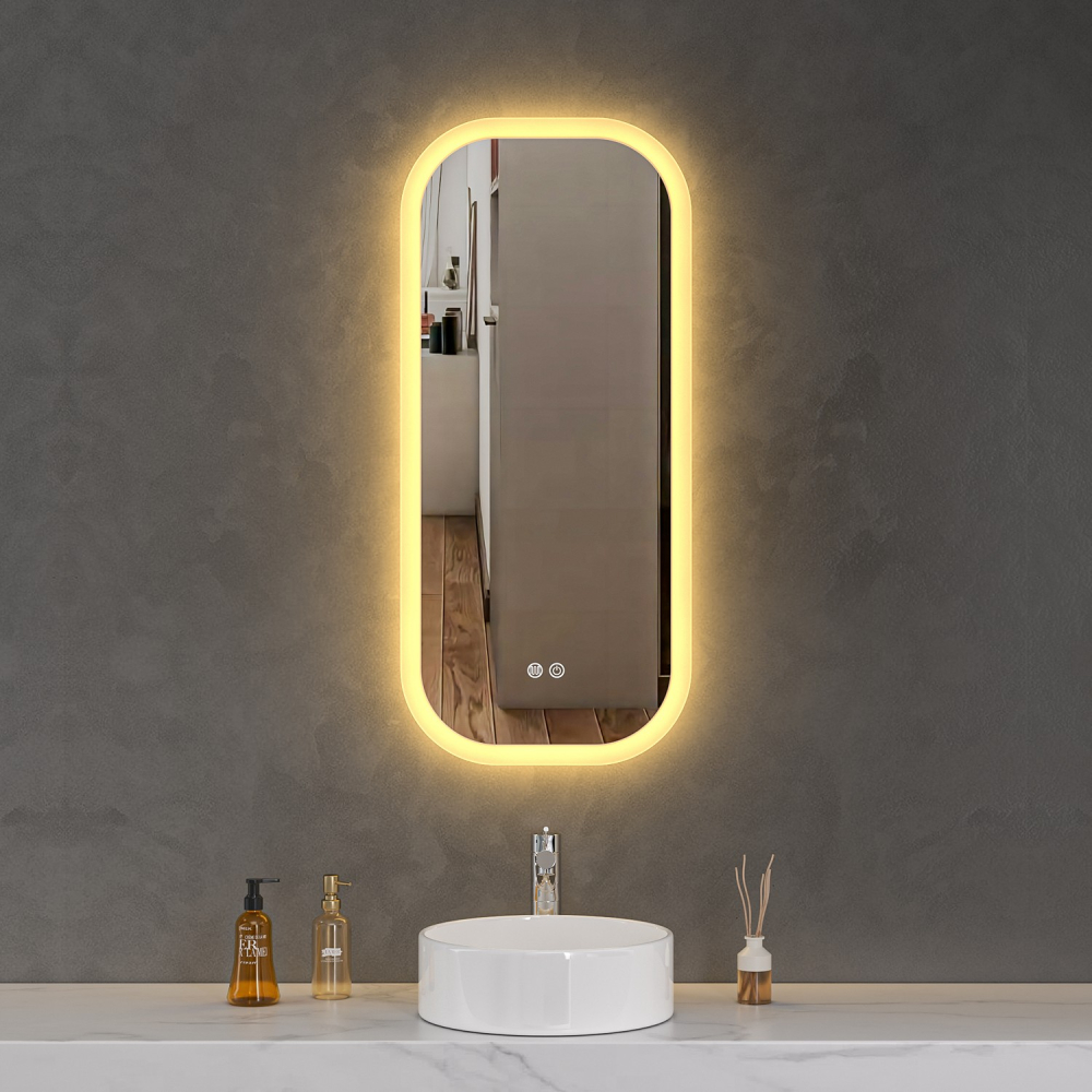 Oglinda baie cu led si dezaburire 45x100 - imagine 7